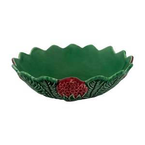 Strawberries Round Bowl | Bordallo Pinheiro