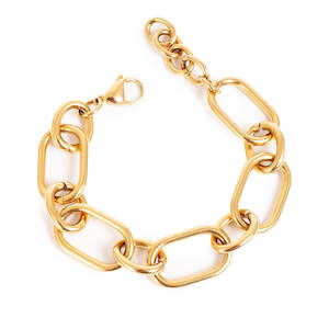 Bracelet |Heavy chain | Gold | A & C