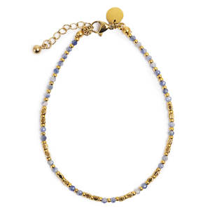 ild Nature Bracelet - Light Blue | Gold| A & C