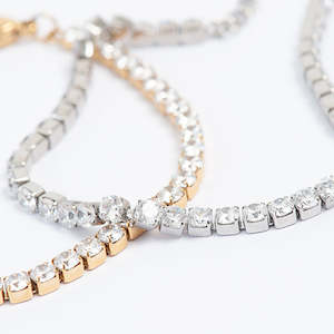 Tennis Bracelet | Silver | Crystal | A & C
