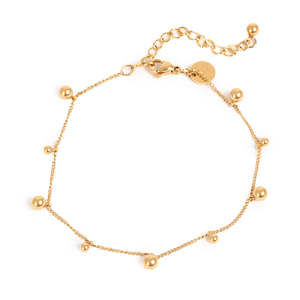 Bracelets: Bracelet with Balls | Gold | A & C