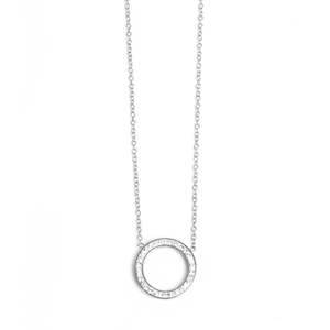 Crystal ring Necklace | Silver | A & C