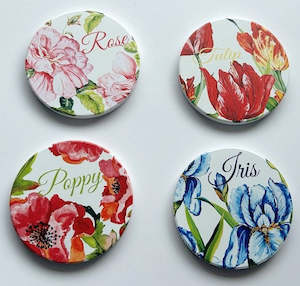 Floral Coasters | Set of 4
