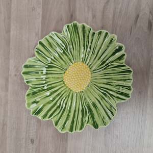 Maria Flor Plate | Green Cosmos | Bordallo Pinheiro