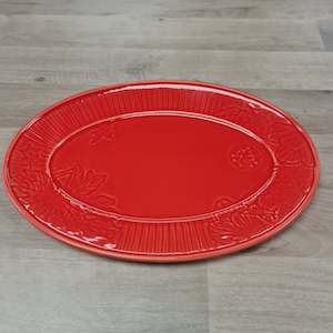 Bordallo Pinheiro: Parody Platter | Coral | Bordallo Pinheiro