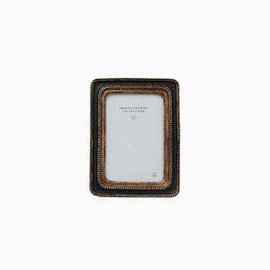 Beaded Photo Frame Black | 4x6