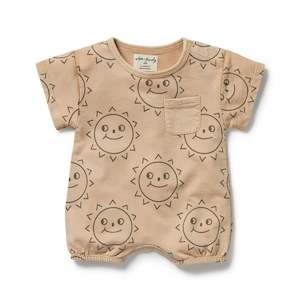 Wilson Frenchy: Happy Days Organic Sweat Growsuit