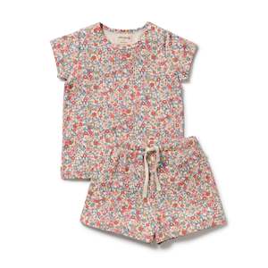 Wilson Frenchy: Summer Bloom Organic Short Sleeved Pyjamas