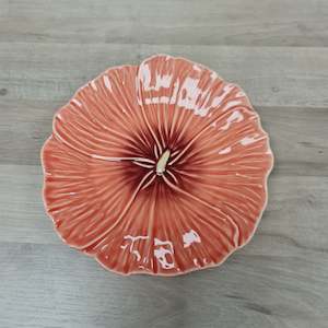 Maria Flor Hollyhock Plate | Bordallo Pinheiro