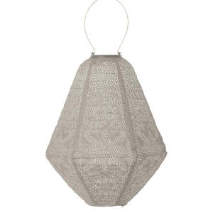 Lumiz Lantern Can 30cm Light Taupe Marrakesh
