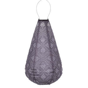 Lumiz Lantern Drop 28cm Mauve Purple Topaz