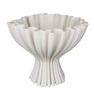 Cleo Compote Vase White
