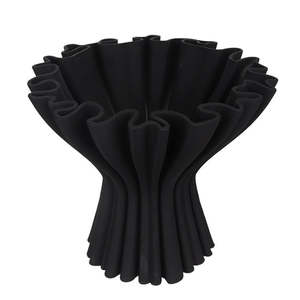 Vases Pots: Cleo Compote Vase | Black