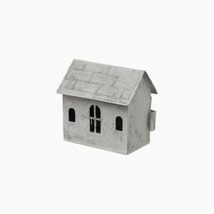 Christmas: Tealight House Zinc | Small