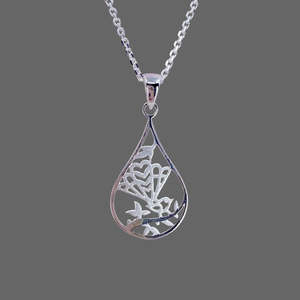 New Arrivals: Silver Piwakawaka (Fantail) Necklace