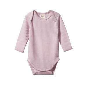 New Arrivals: Merino Wool Pointelle Long Sleeve Bodysuit | Nature Baby