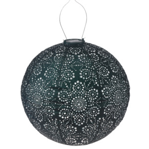 Lumiz Lanterns: Lumiz Soalr Lantern Round 40cm | Green | Fiore