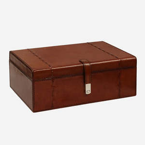 Savoy Leather Box | Large