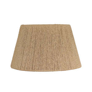Natural Loom Tapered Drum Lampshade - 36cm
