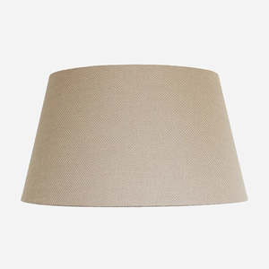 Cc Interiors: Flax Weave 45cm Tapered Drum Lampshade