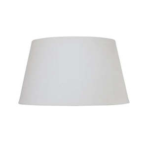 Cc Interiors: White Linen Drum 46cm Lampshade