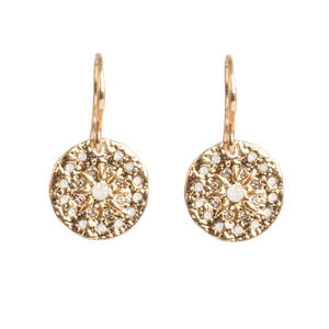 Solstice Gold Hook Earring | A&C