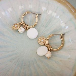 Earrings: Solstice Gold Bunch Earrings | A&C