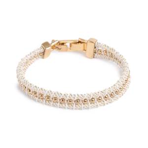 Friendship Bracelet White & Gold | A&C