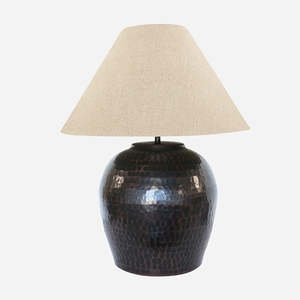 Romo Dark Bronze Lamp Base | CC Interiors