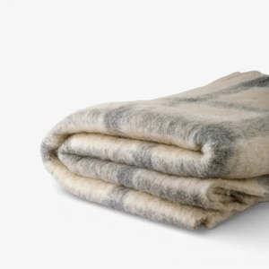 Juniper Check Throw | Grey | French Country