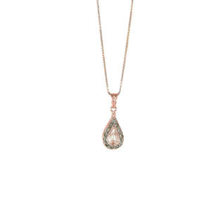 Crystal Teardrop Pendant | Simply Italian
