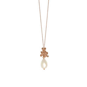 Flower & Pearl Pendant | Simply Italian