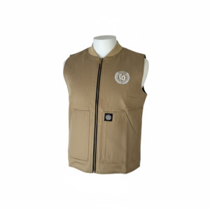 Frontpage: Heritage Quilted Vest – Tan