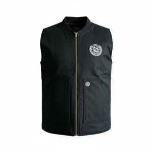 Frontpage: Heritage Quilted Vest – Black