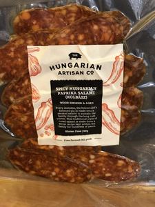 Spicy Hungarian Paprika Salami (kolbász) 80g Sliced – Hungarian Artisan Co (Tauranga, NZ)