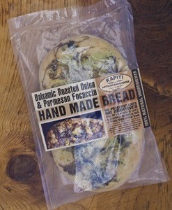 Products: Balsamic Roasted Onion & Parmesan Focaccia (par baked, 460g) – Kapiti Artisan Bakehouse (Otaki, NZ)