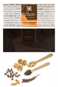 Coffee & Walnut (75g Tablet) – Schoc Chocolate (Greytown, NZ)