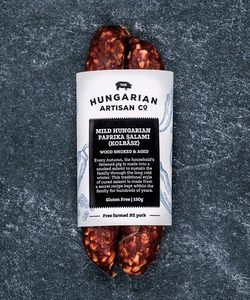 Mild Hungarian Paprika Salami (kolbász) 150g – Hungarian Artisan Co (Tauranga, NZ)