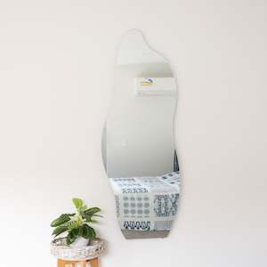 Full Length Mirrors: Cascade Frameless Full-Length Curvy Mirror | 160 x 60cm