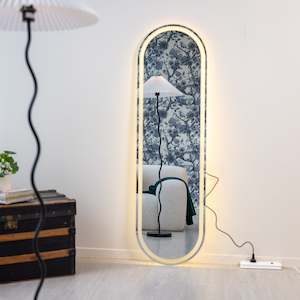 Lyra Oval LED Full-Length Mirror | 155 x 45cm