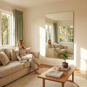 Monarch X Rectangular Frameless Full-Length Mirror | 180 x 120cm