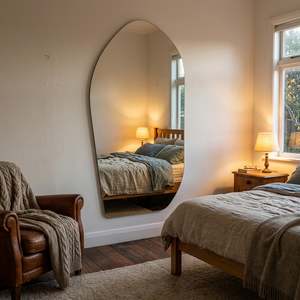 Cascade X Irregular Frameless Full-Length Mirror | 200 x 100cm
