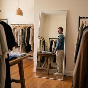 Zenith Alba Rectangular Full-Length Mirror | 180 x 80cm