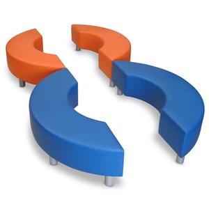 Ottoman Curved Ottomans - CG Office Furniture
