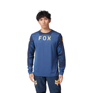 Jerseys Jackets: Fox Defend Ls Jersey Taunt - Indigo