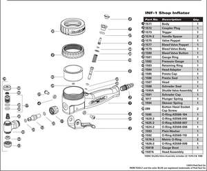 Pumps Tools: Park Tool - INF-1/2 Parts