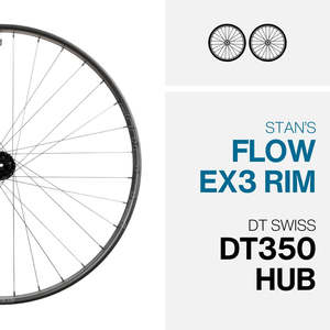 Wheels: Flow Ex3 On Dt350 29"/27.5" Mullet Dh Wheelset
