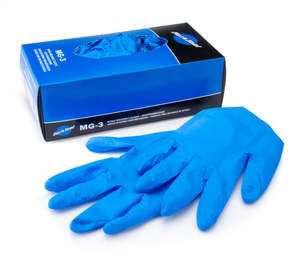 Gloves: Park Tool - MG-2 - Nitrile Mechanics Gloves