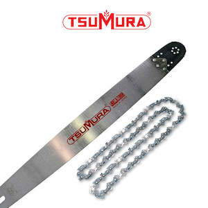 Komatsu Zenoah: 18" Tsumura Bar and E&S Semi Chisel Chain for Husqvarna 262, 359, 455, 460