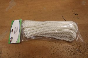 10m 10mm 3S dock line white - Chains Ropes Anchors